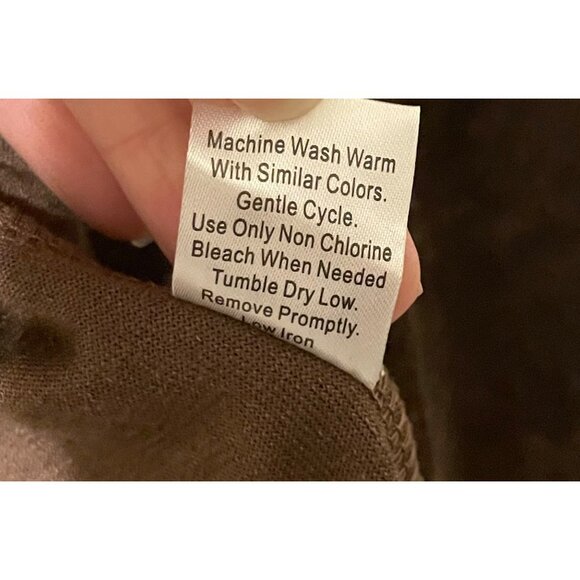 NWT N.Y.L. New York Laundry Athleisure Brown Velour Zip-Up Jacket With Pockets X - Picture 6 of 6